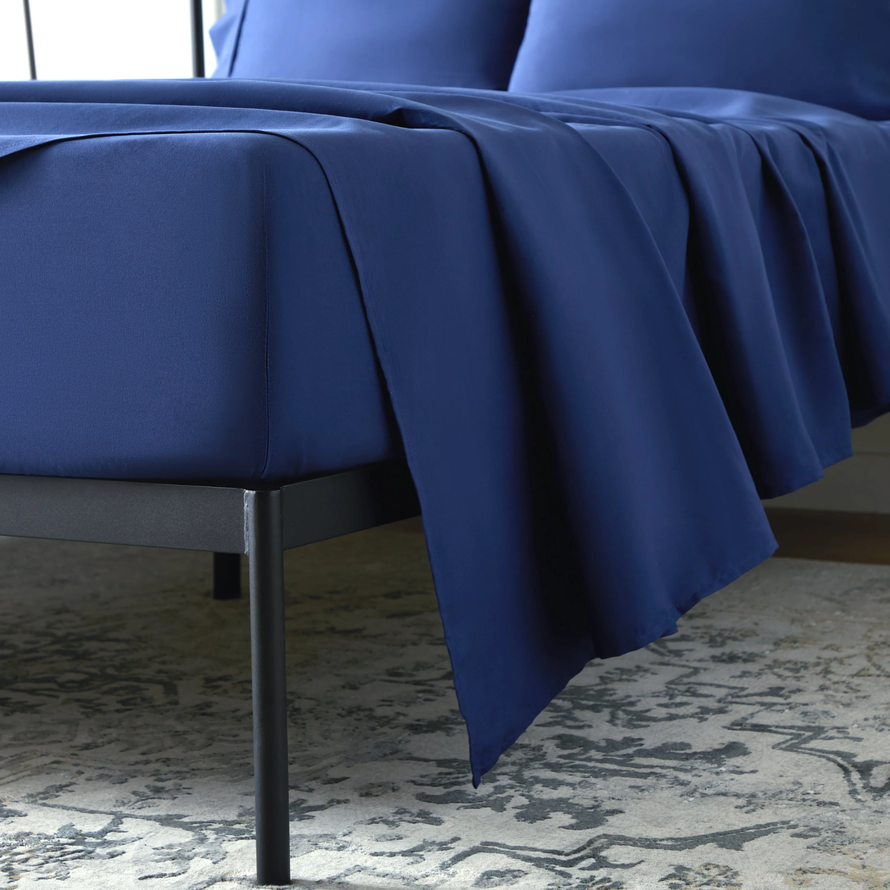 Weekender 90gsm Microfiber Sheet Set King Blue - Image 4