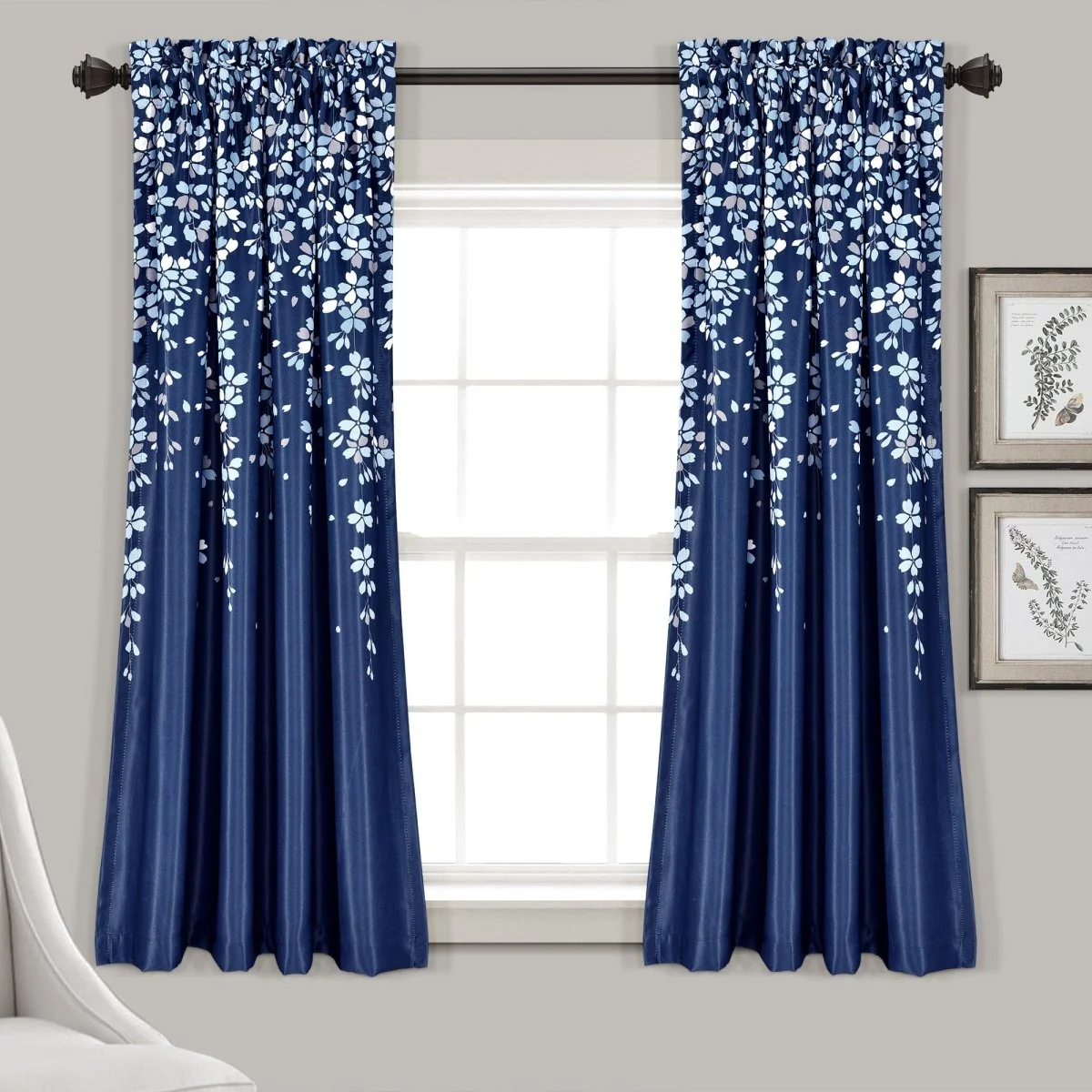 Weeping Flower Light Filtering Window Curtain Set - Image 10
