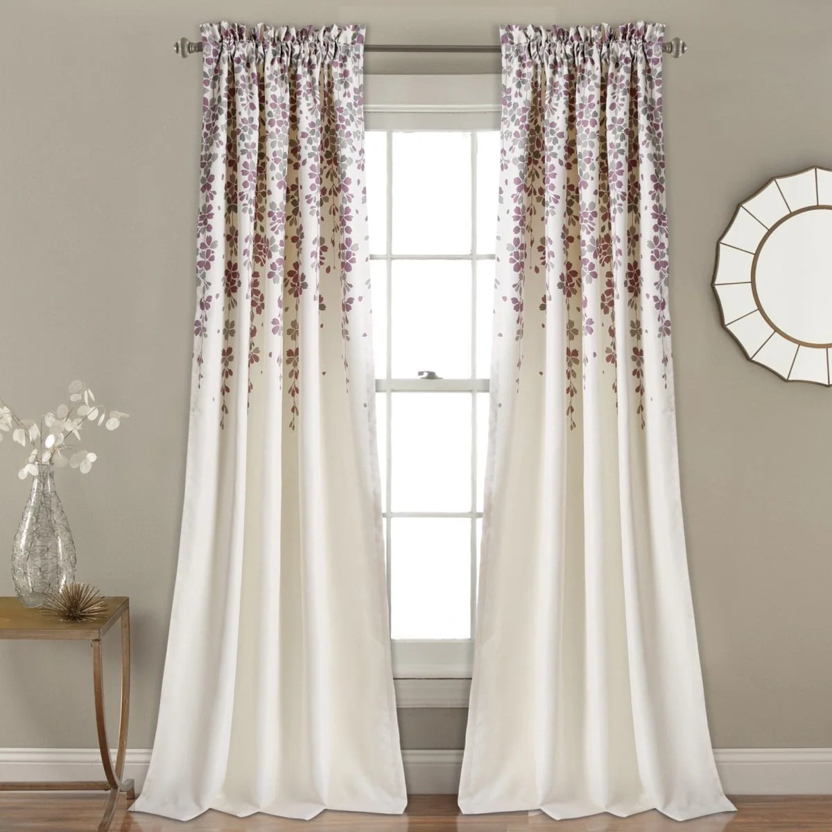 Weeping Flower Light Filtering Window Curtain Set - Image 12