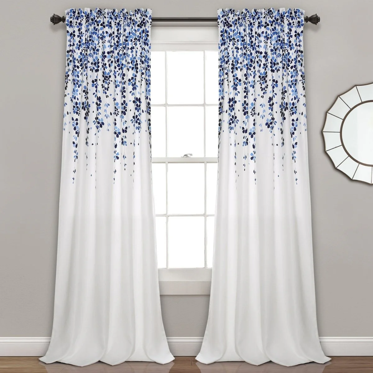 Weeping Flower Light Filtering Window Curtain Set - Image 14