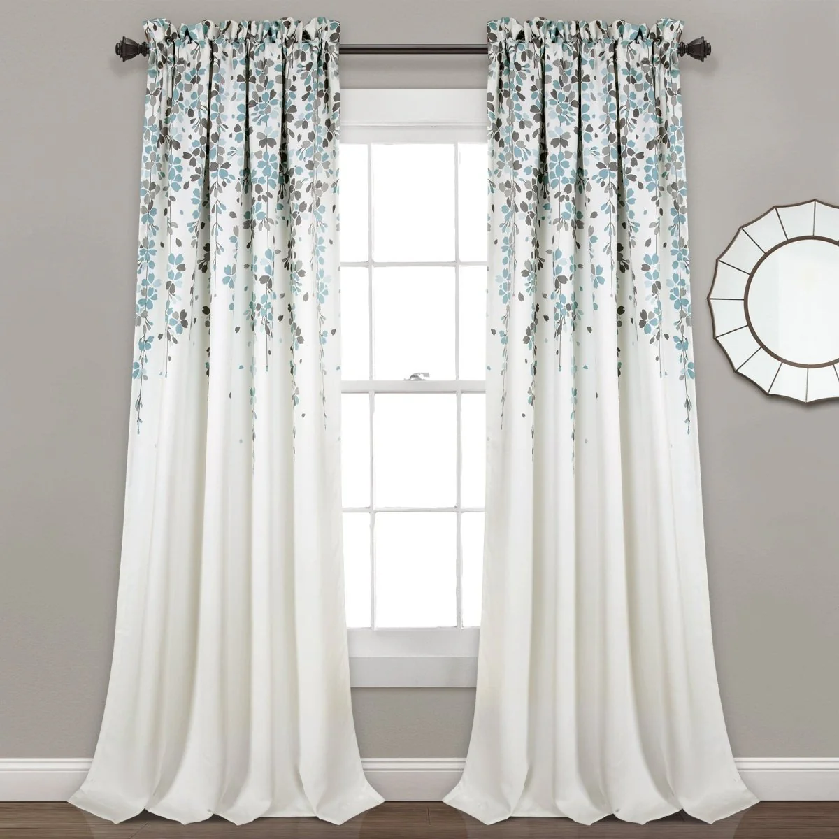 Weeping Flower Light Filtering Window Curtain Set - Image 15