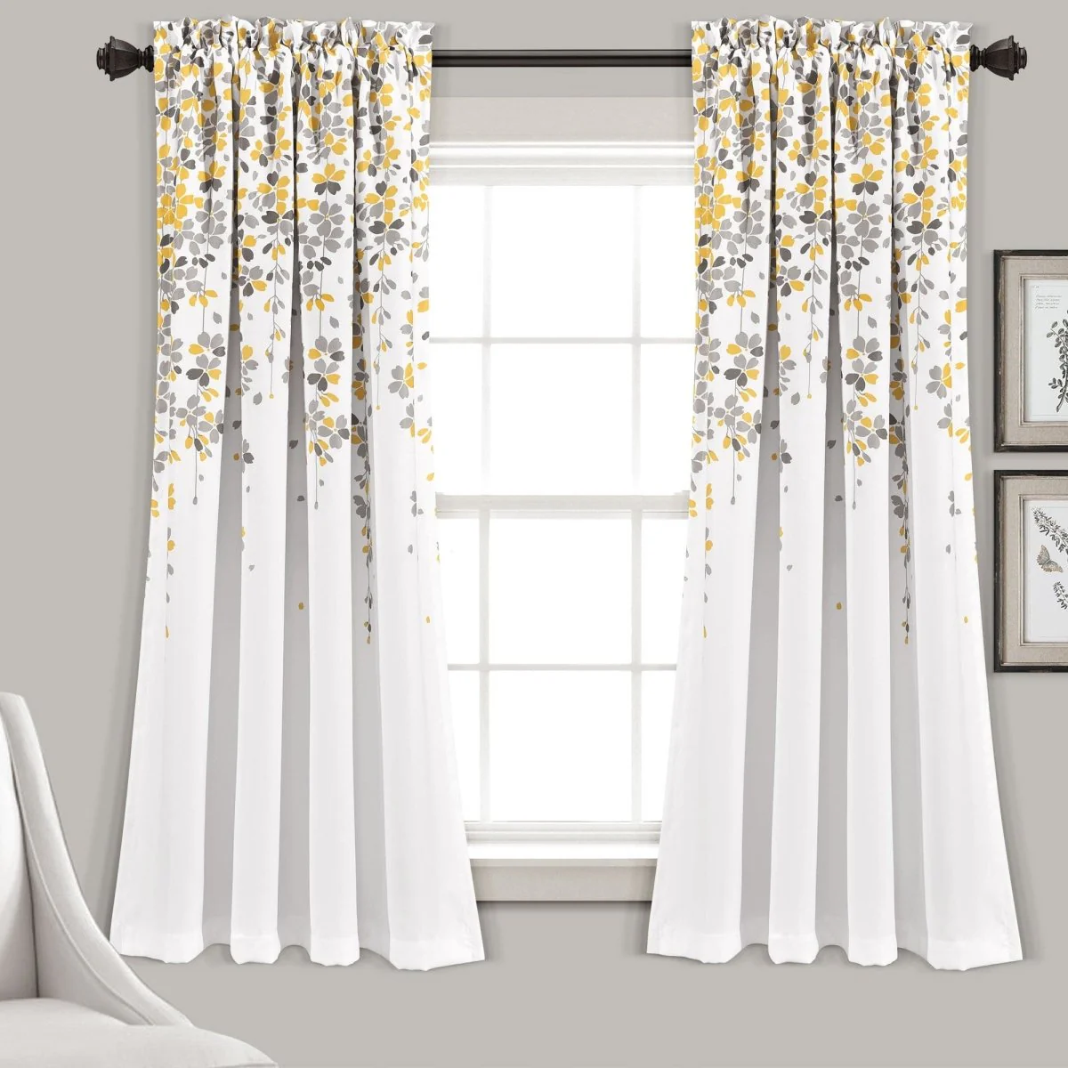 Weeping Flower Light Filtering Window Curtain Set - Image 6