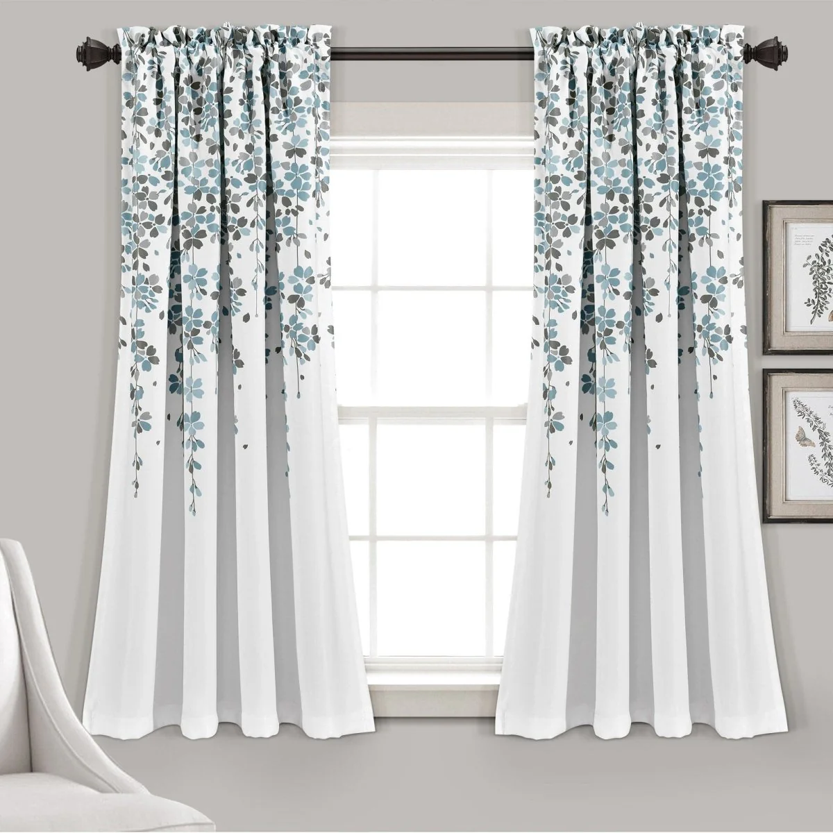 Weeping Flower Light Filtering Window Curtain Set - Image 8