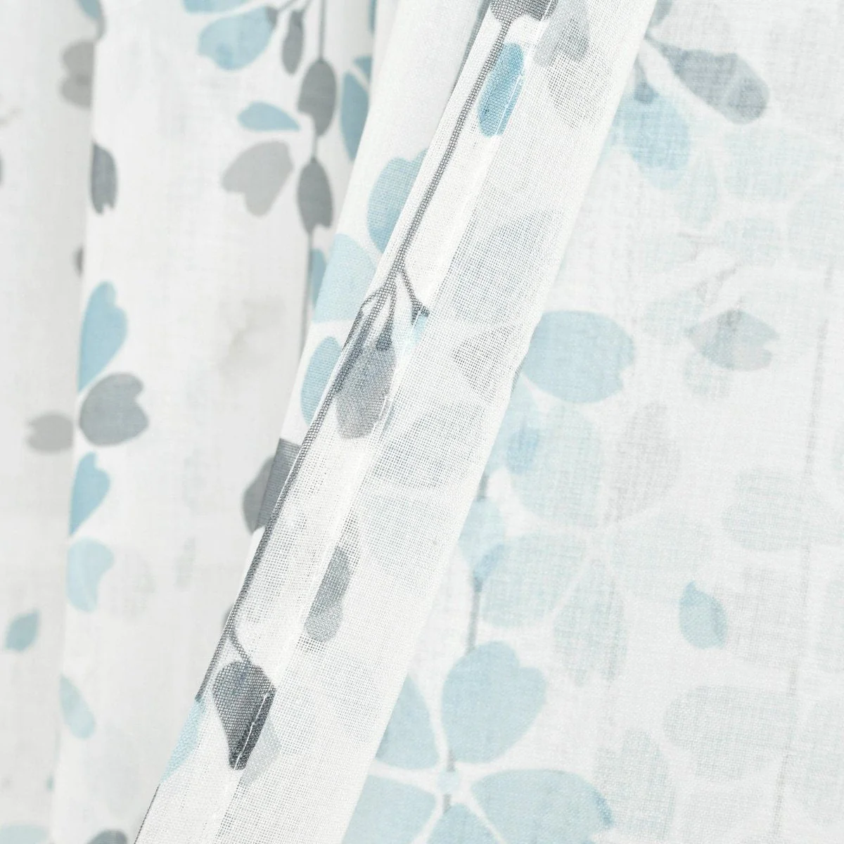 Weeping Flower Sheer Window Curtain Panel Set - Image 10