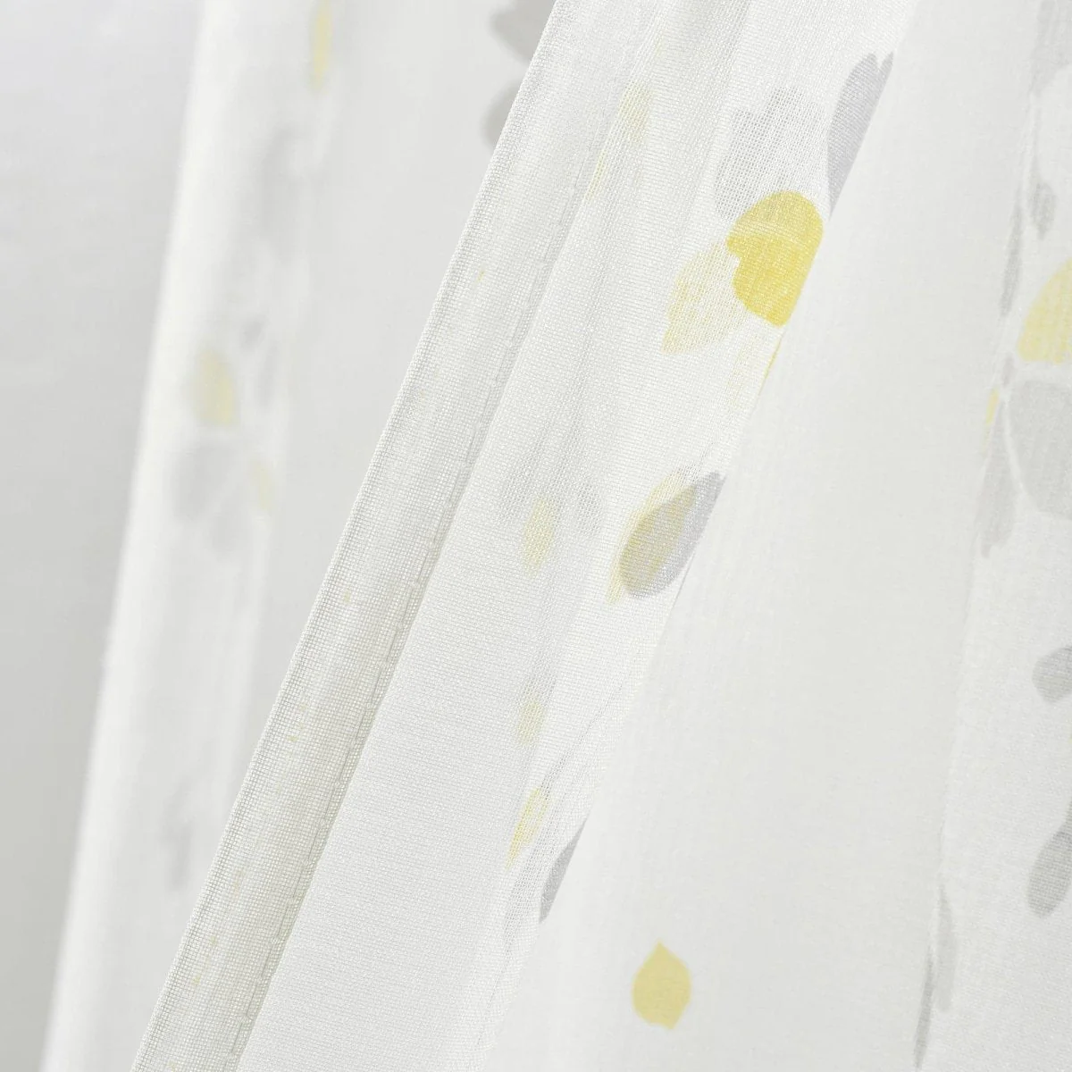 Weeping Flower Sheer Window Curtain Panel Set - Image 12