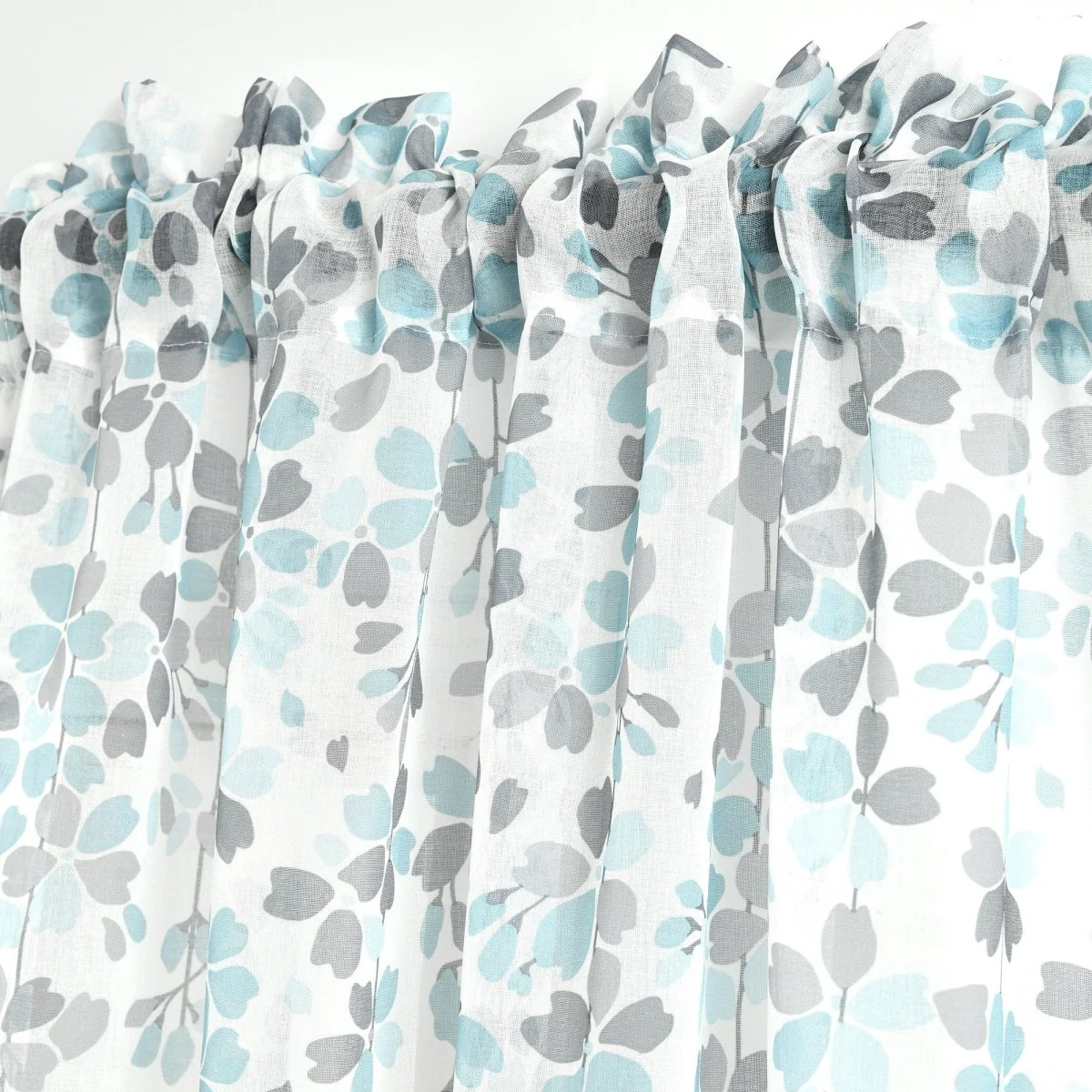 Weeping Flower Sheer Window Curtain Panel Set - Image 13