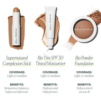 Well People Supernatural Complexion Stick Foundation + Concealer 18 Light Warm 0.28oz - New - Image 8