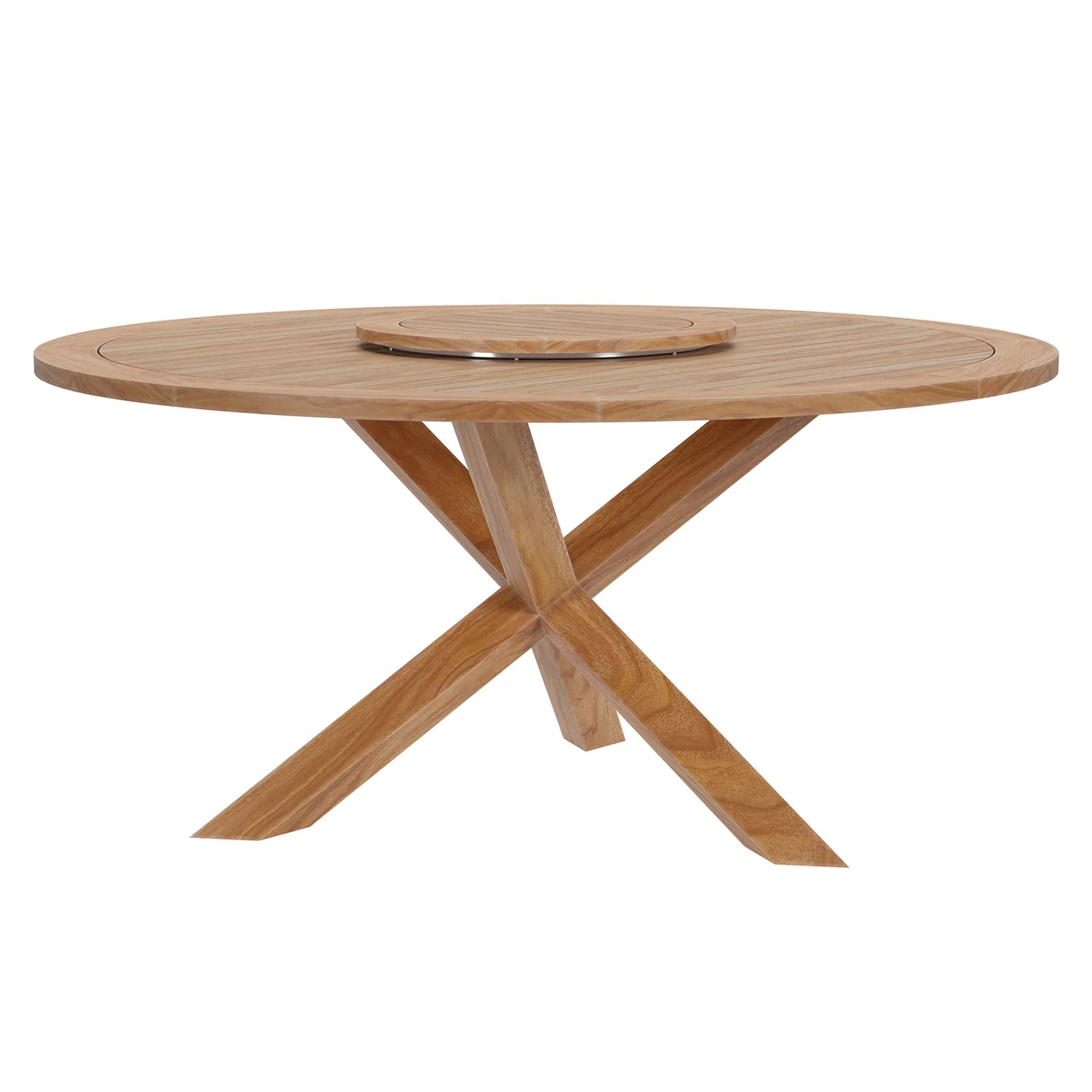 Wellspring 5-Piece Outdoor Patio Teak Wood Dining Set by Modway - Image 11