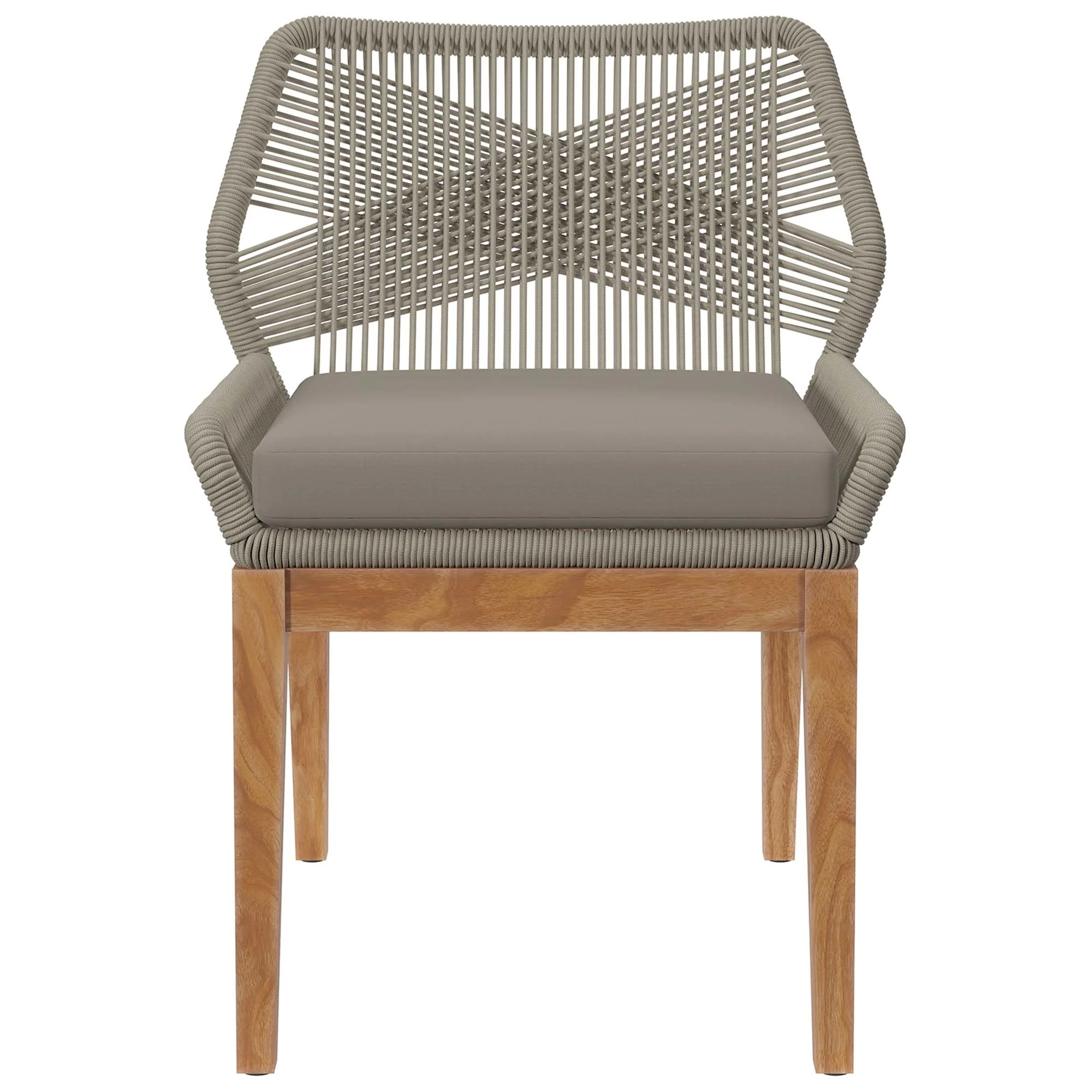 Wellspring Outdoor Patio Teak Wood Dining Chair by Modway - Image 12