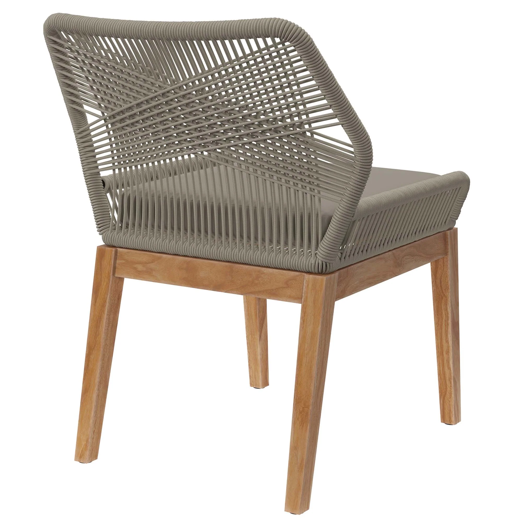 Wellspring Outdoor Patio Teak Wood Dining Chair by Modway - Image 14