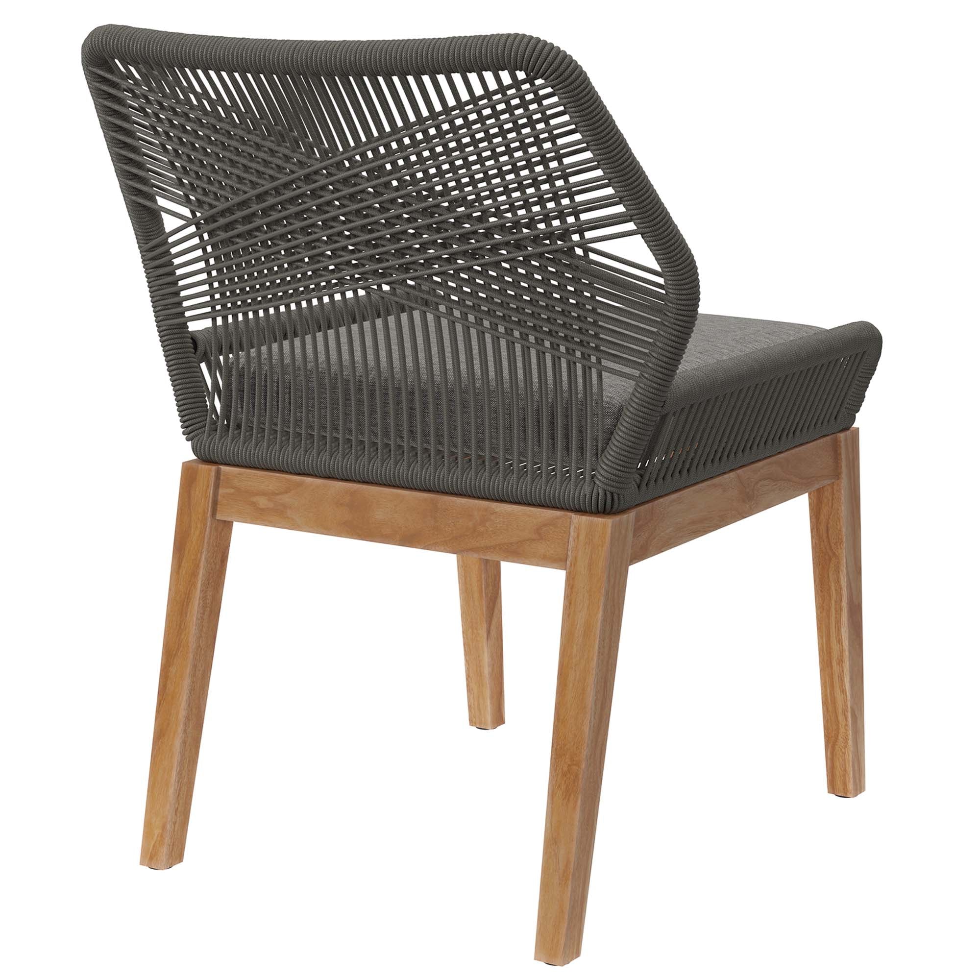 Wellspring Outdoor Patio Teak Wood Dining Chair by Modway - Image 15