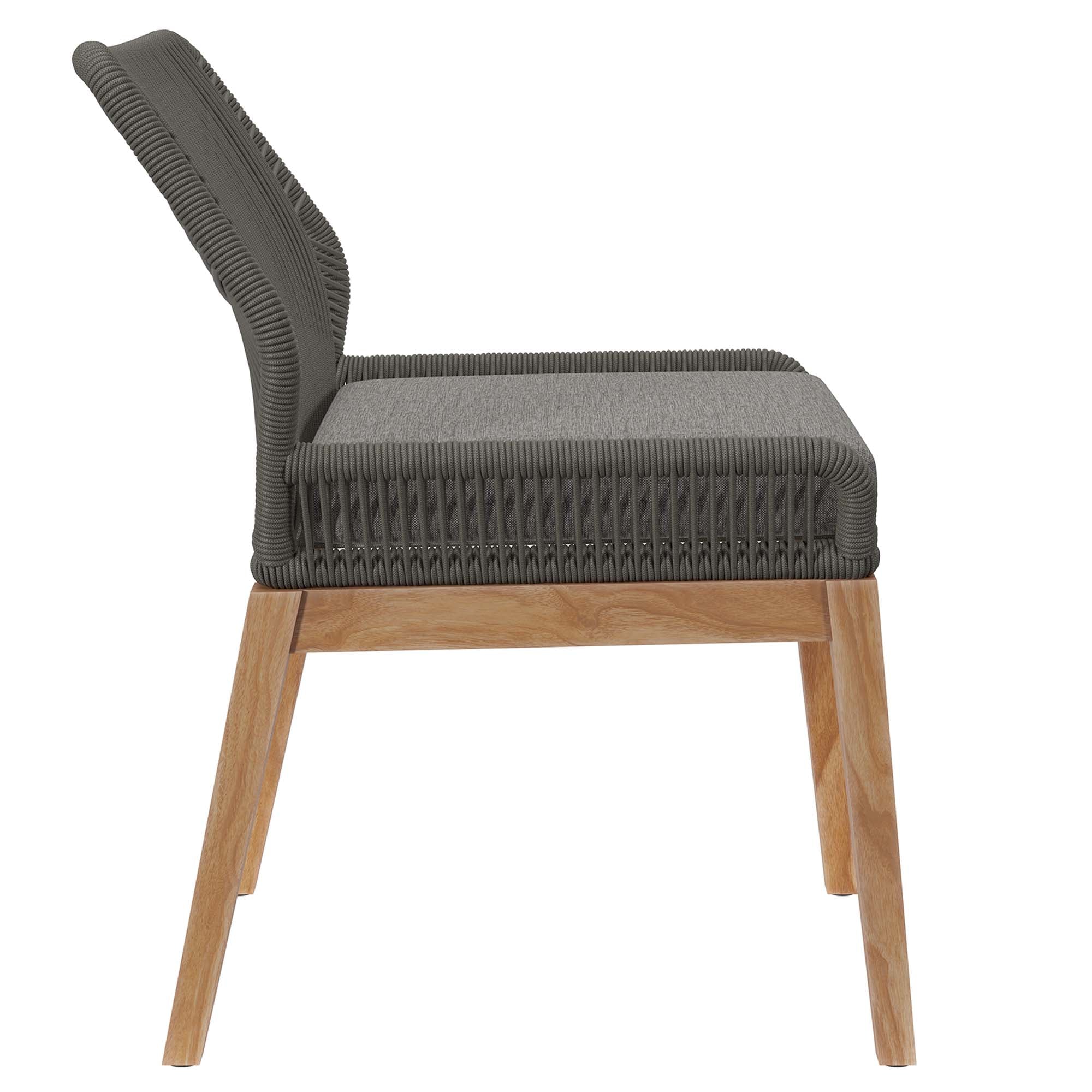 Wellspring Outdoor Patio Teak Wood Dining Chair by Modway - Image 17