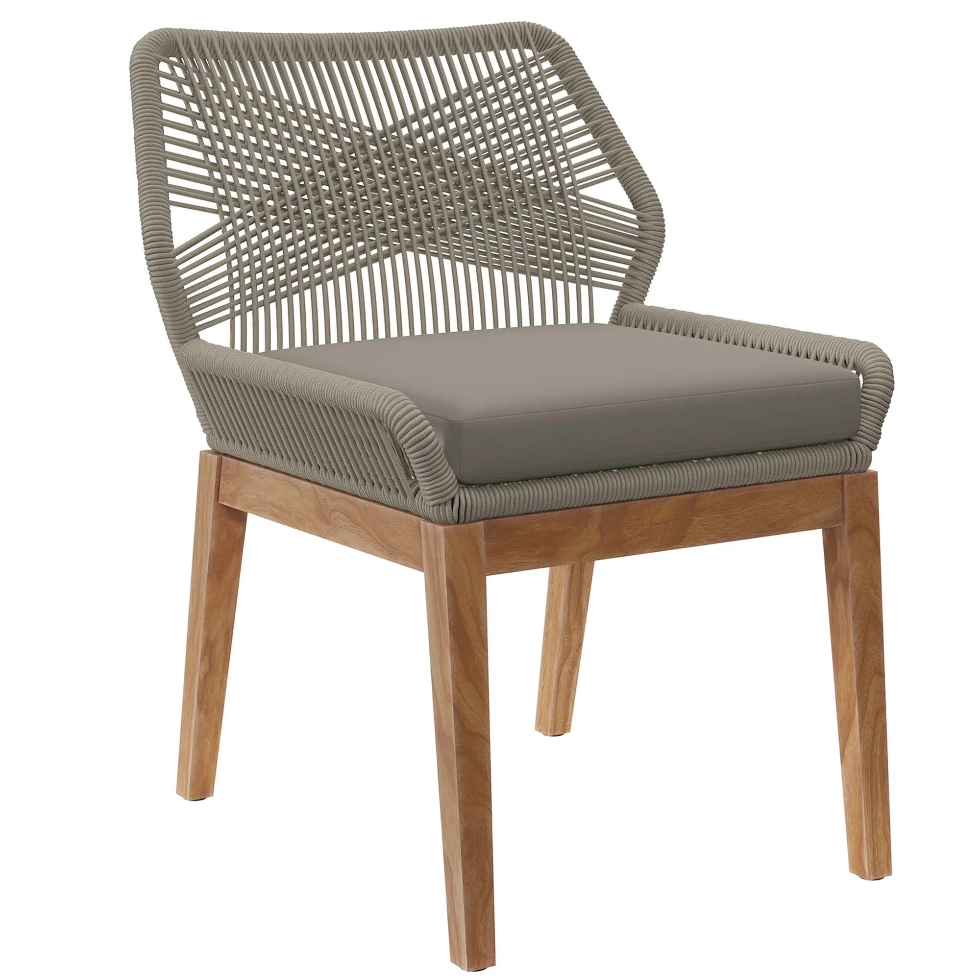 Wellspring Outdoor Patio Teak Wood Dining Chair by Modway - Image 20
