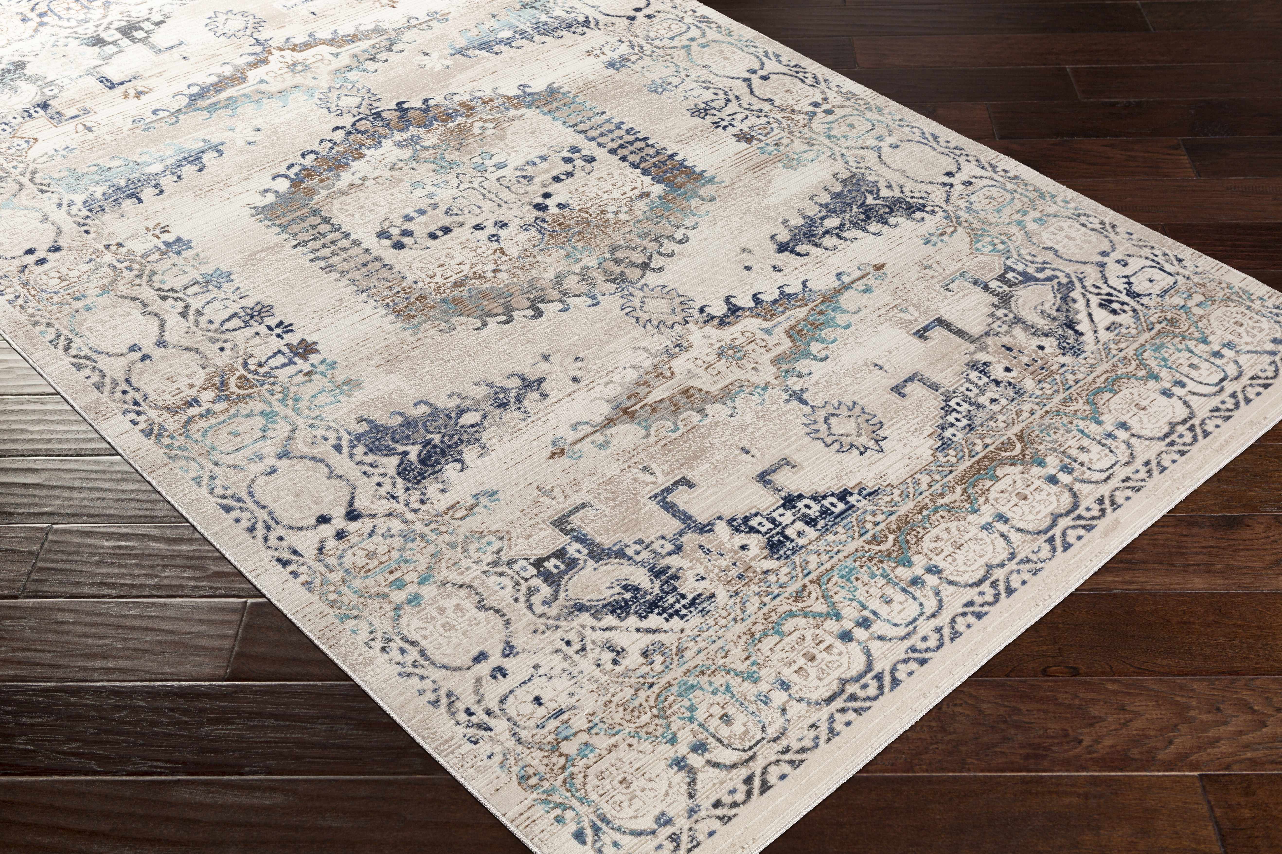 Wem Faded Neutral Area Rug - Clearance - Image 11