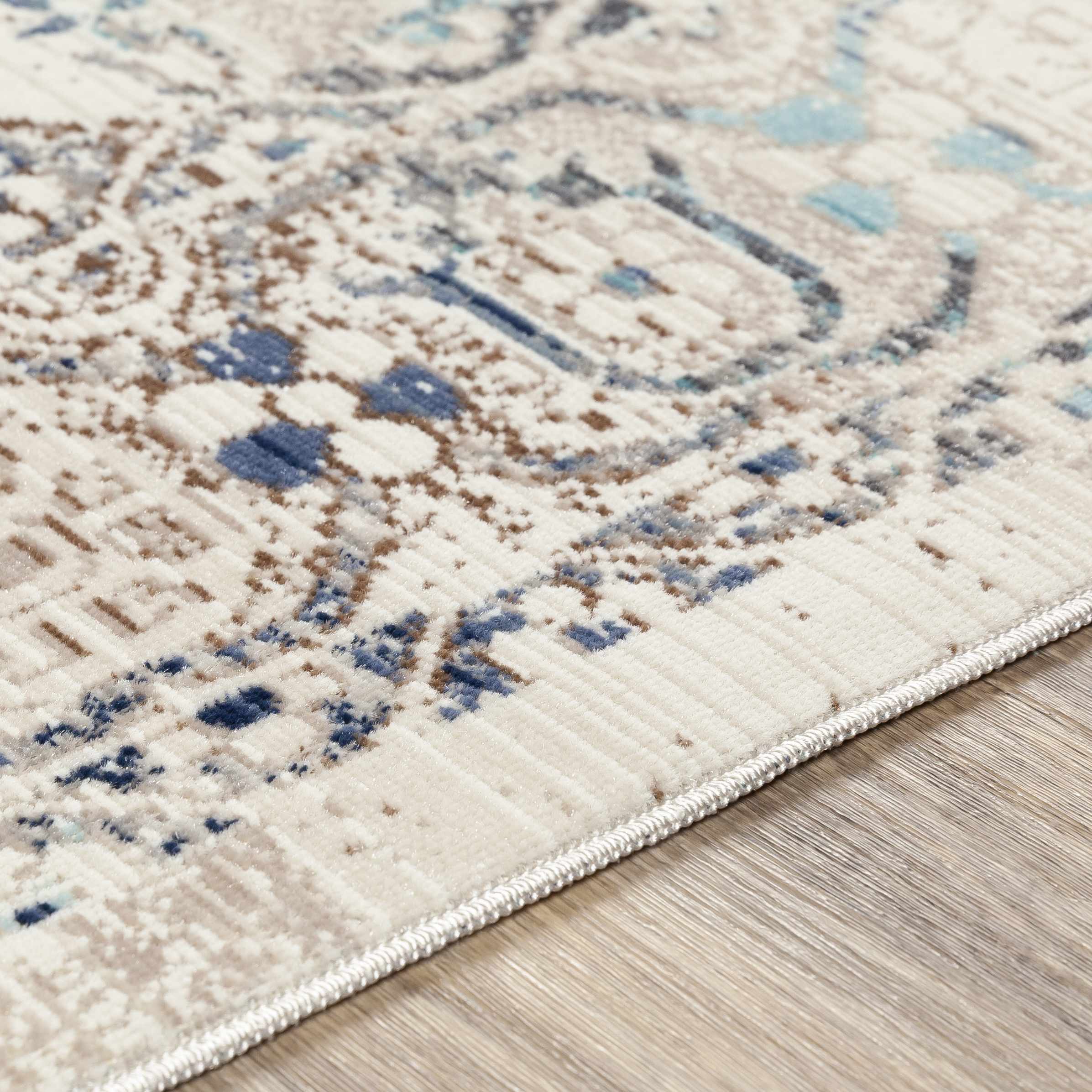 Wem Faded Neutral Area Rug - Clearance - Image 5