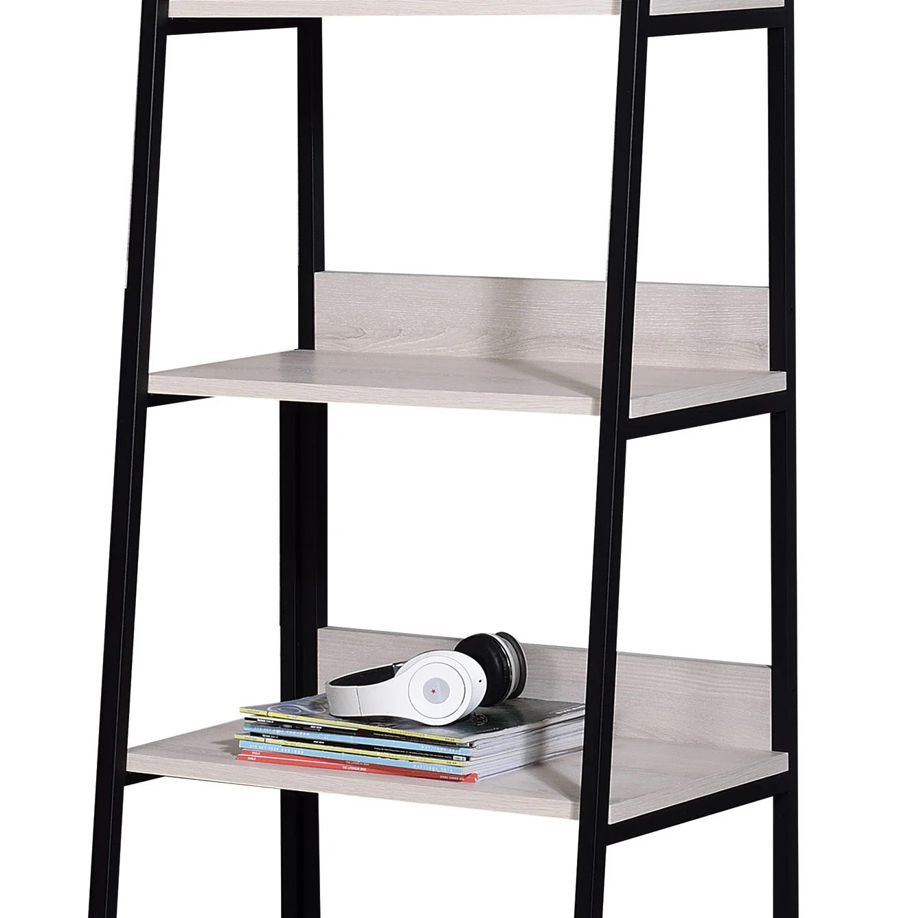 Wendral Natural & Black Finish 24"W Bookshelf - Image 2