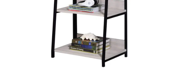 Wendral Natural & Black Finish 24"W Bookshelf - Image 5