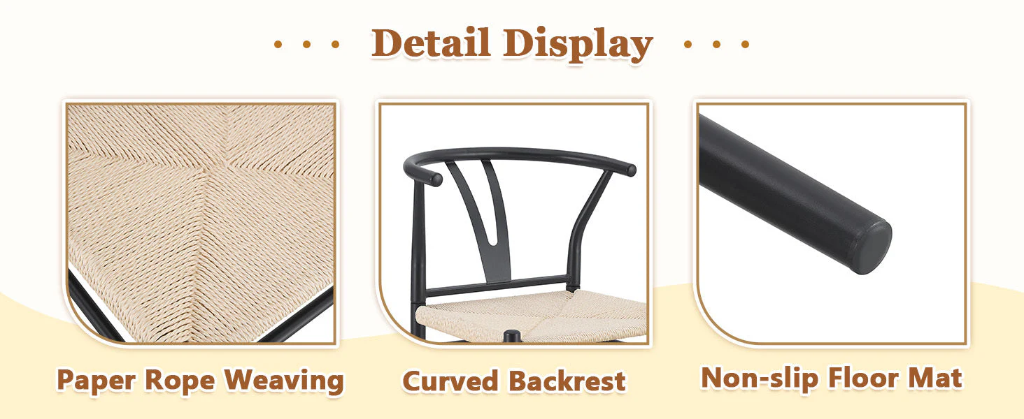 Wesborn Chair - Y-Shaped Medieval Style Armchair for Dining Table, Set of 4 - Image 30
