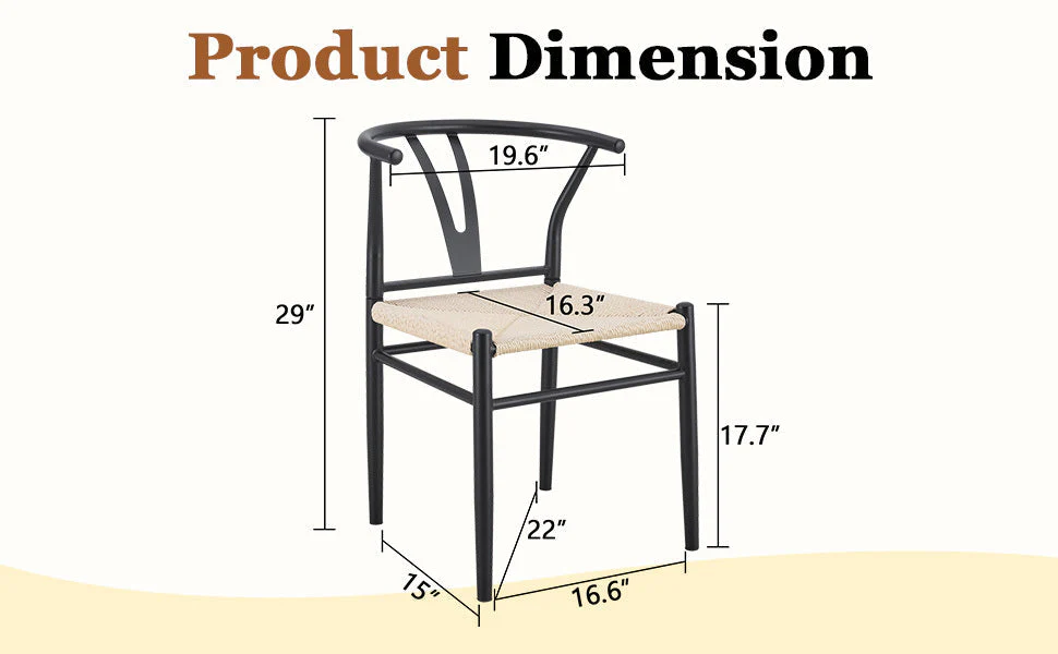 Wesborn Chair - Y-Shaped Medieval Style Armchair for Dining Table, Set of 4 - Image 37