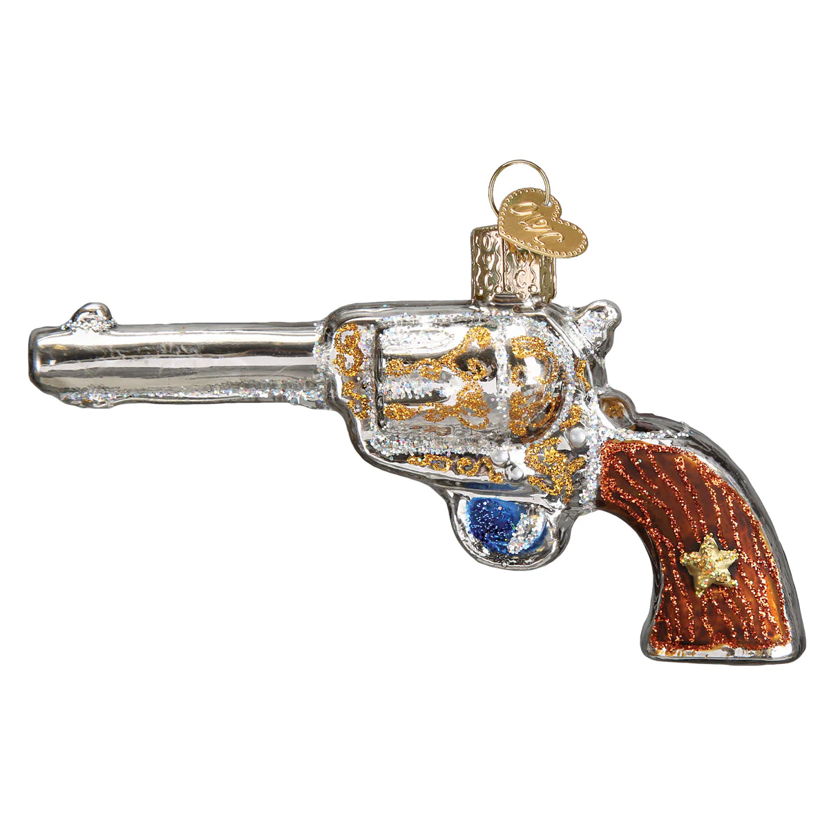 Western Revolver Ornament - Image 4