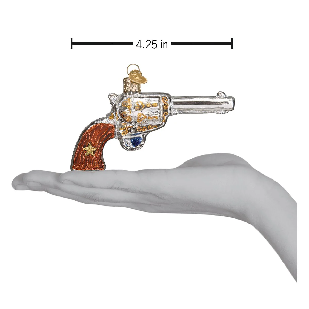 Western Revolver Ornament - Image 6