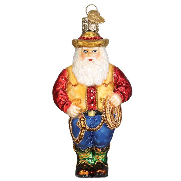 Western Santa Ornament - Image 5