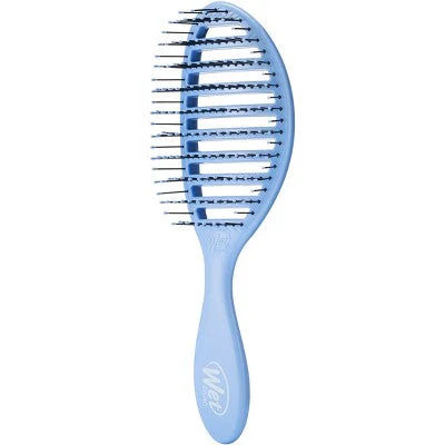 Wet Brush Speed Dry Detangler Hair Brush Solid Sky Blue - Image 3
