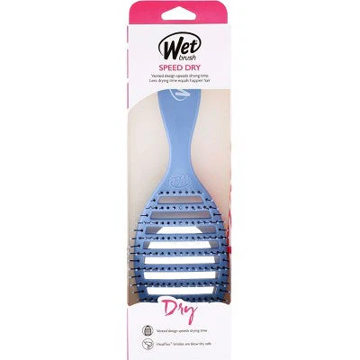 Wet Brush Speed Dry Detangler Hair Brush Solid Sky Blue - Image 4