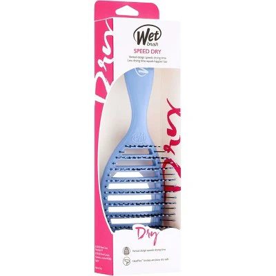 Wet Brush Speed Dry Detangler Hair Brush Solid Sky Blue - Image 5