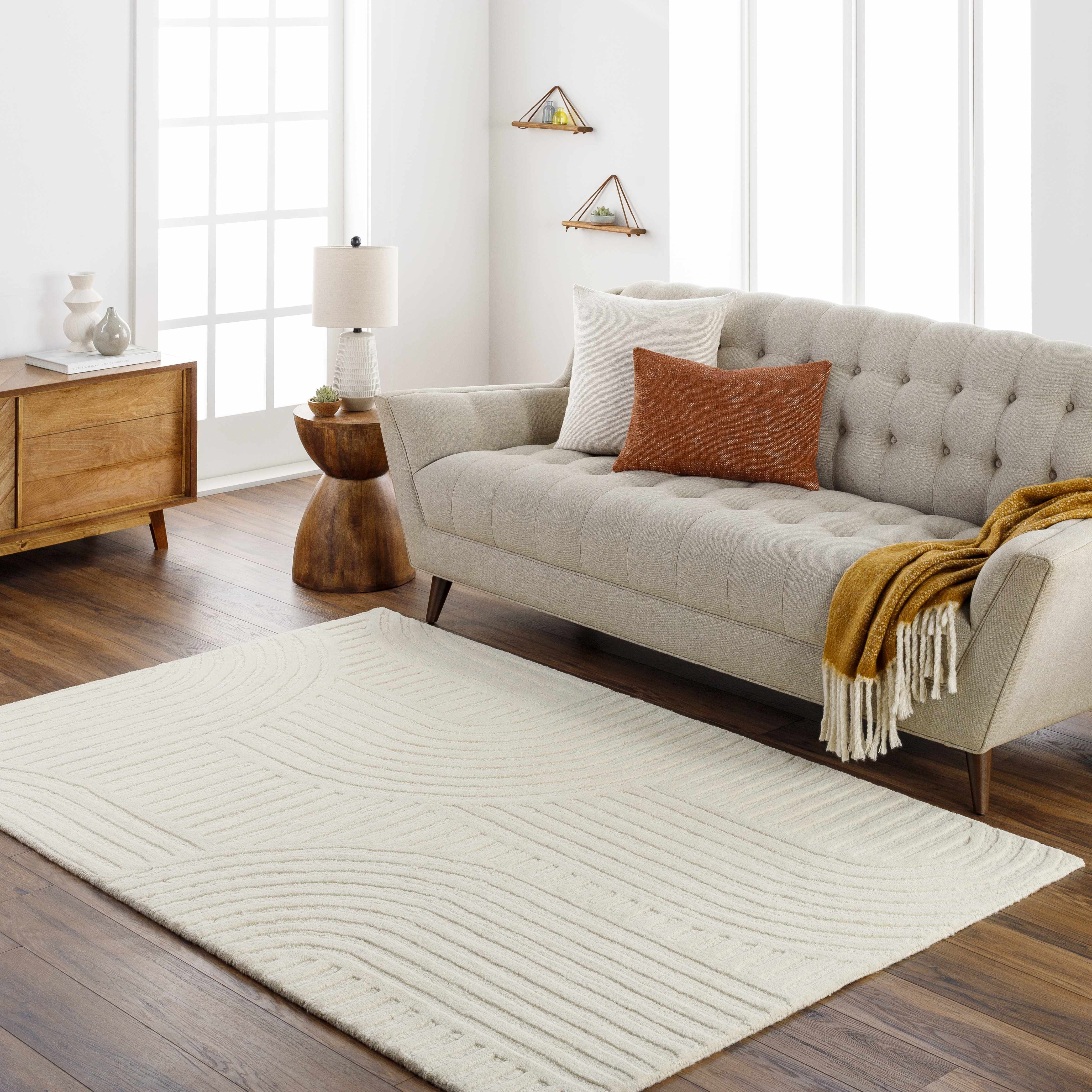 Whan Off White Area Rug - Clearance - Image 2