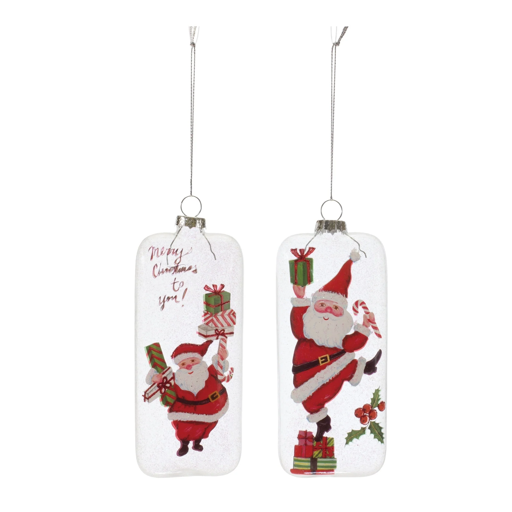 Whimsical Santa Ornament (Set of 12) - Image 2