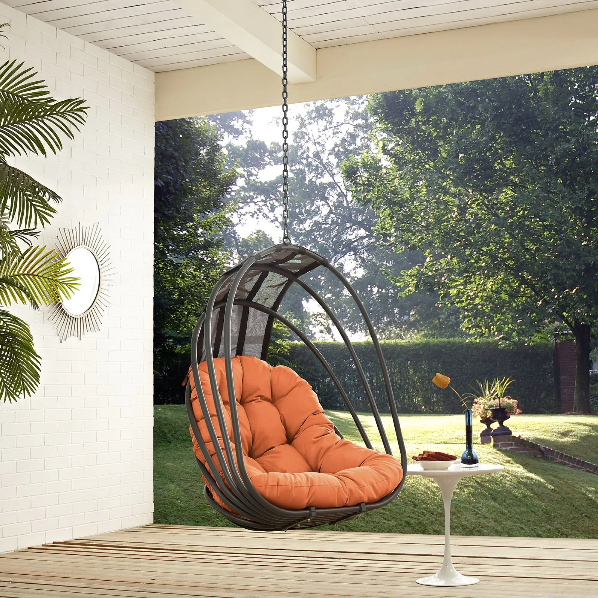 Whisk Outdoor Patio Swing Chair Without Stand by Modway - Image 5