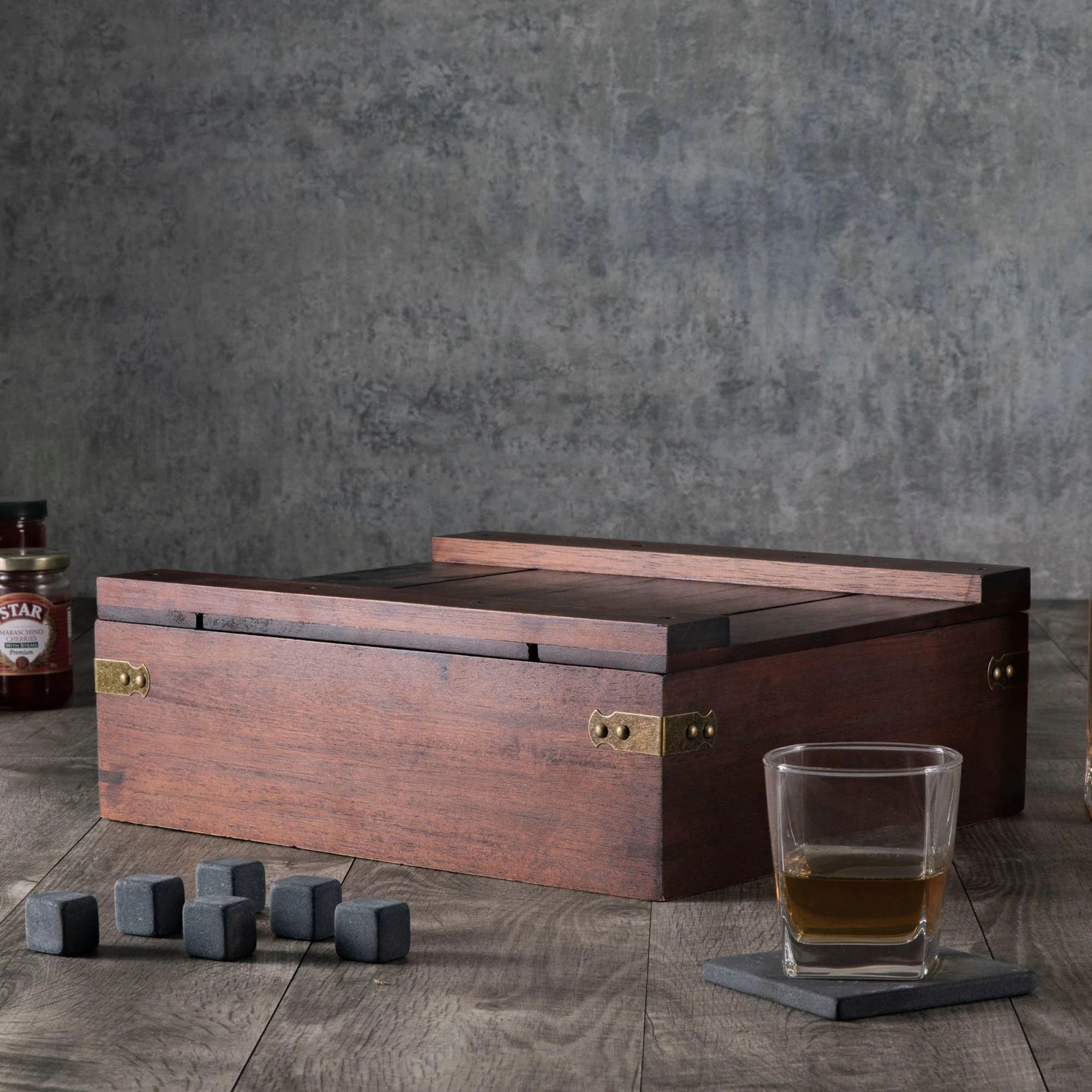 Whiskey Box Gift Set with Decanter - Image 2