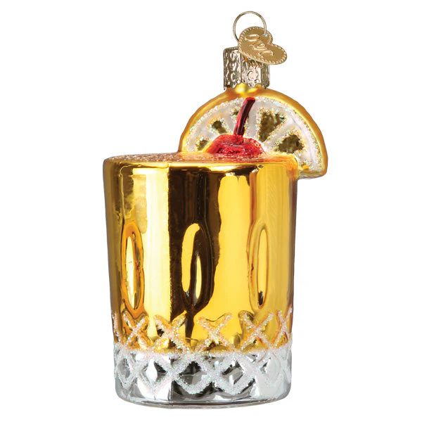 Whiskey Sour Christmas Ornament 3.75x2.25x2 Inches - Image 3