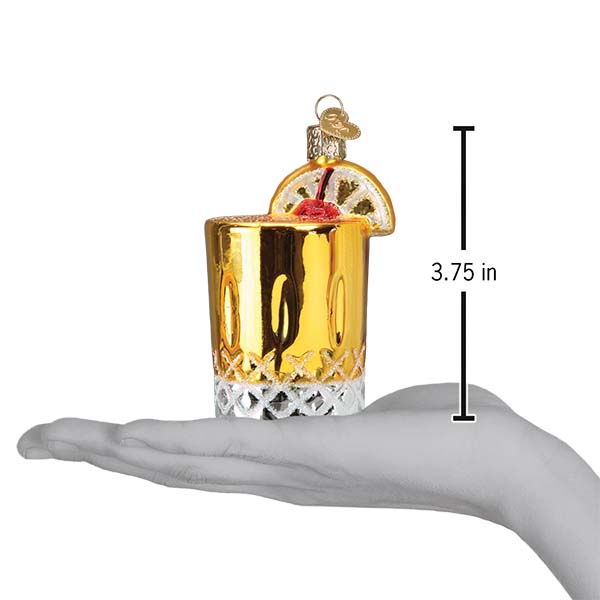 Whiskey Sour Christmas Ornament 3.75x2.25x2 Inches - Image 6