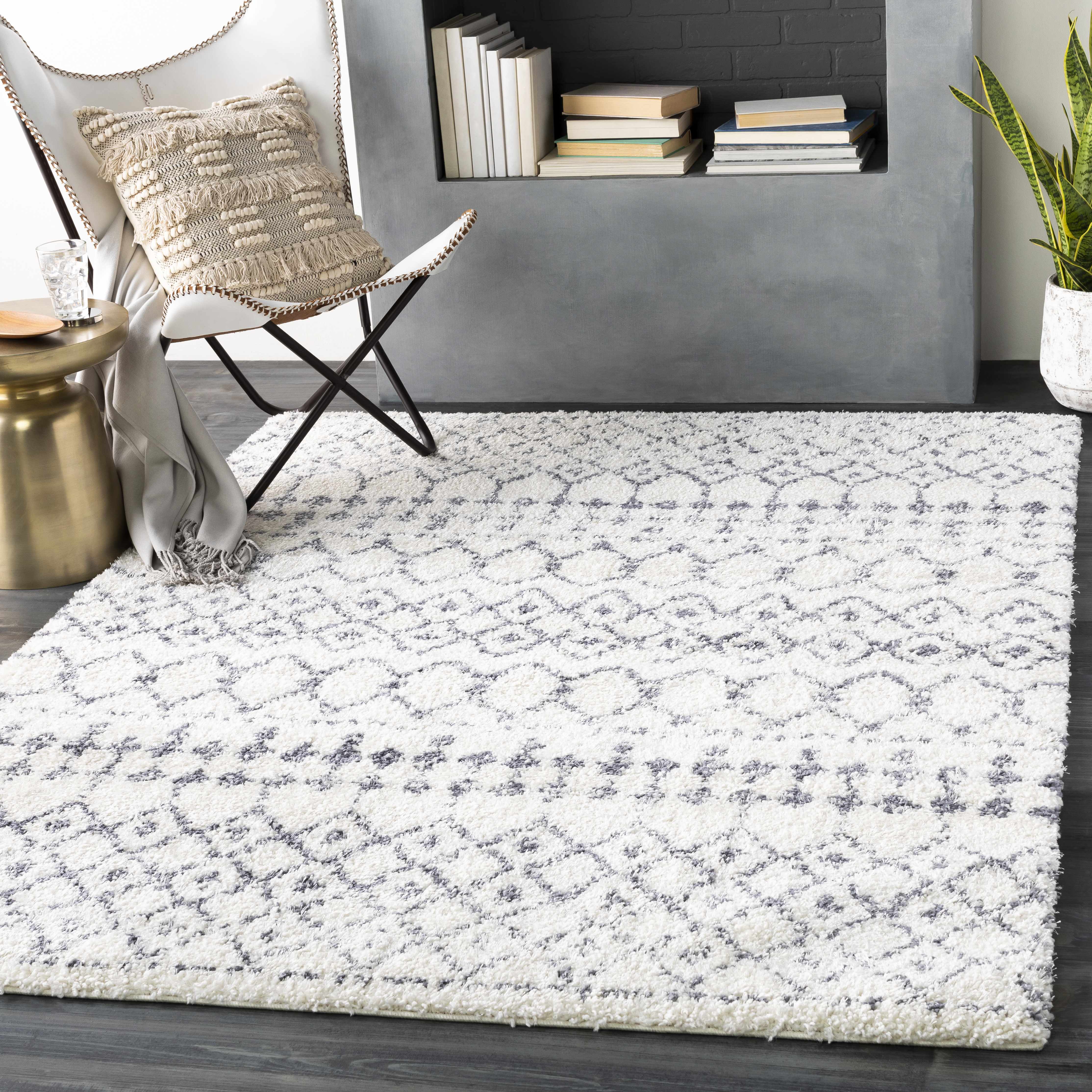 White Gray Navassa Rug - Promo - Image 2