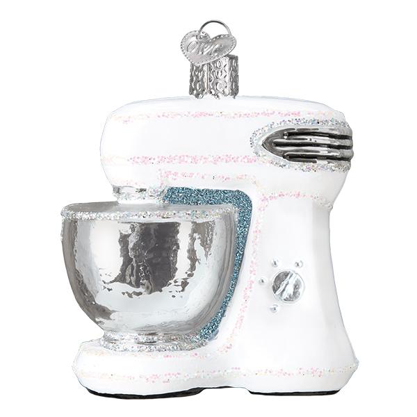 White Mixer Ornament by Old World Christmas - Image 4