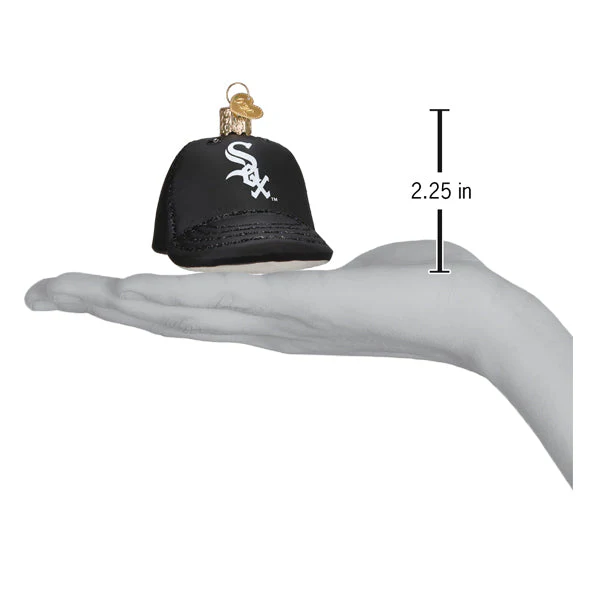 White Sox Baseball Cap Ornament - Image 4