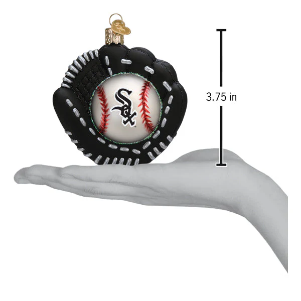 White Sox Baseball Mitt Ornament - Image 5