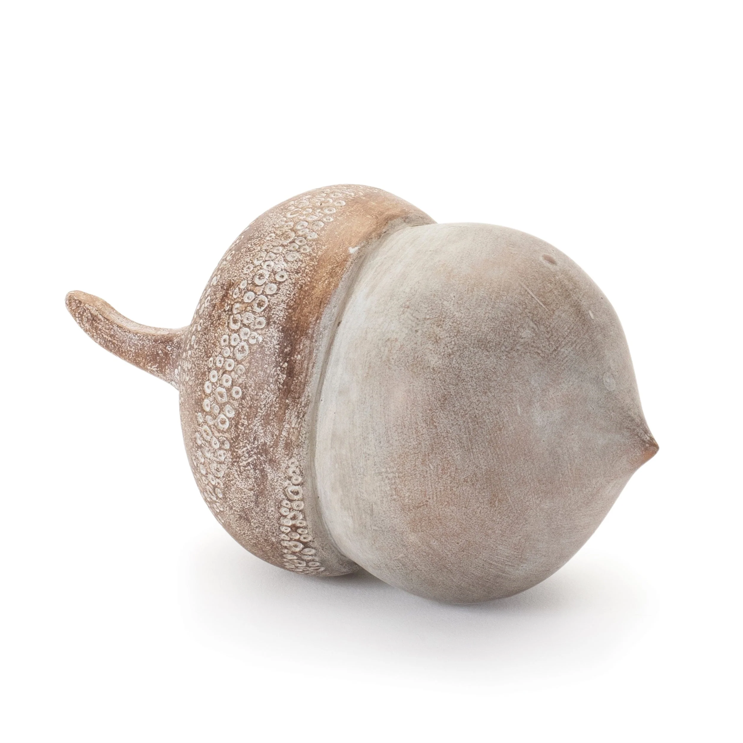 White Washed Etched Acorn (Set of 6) - Image 5
