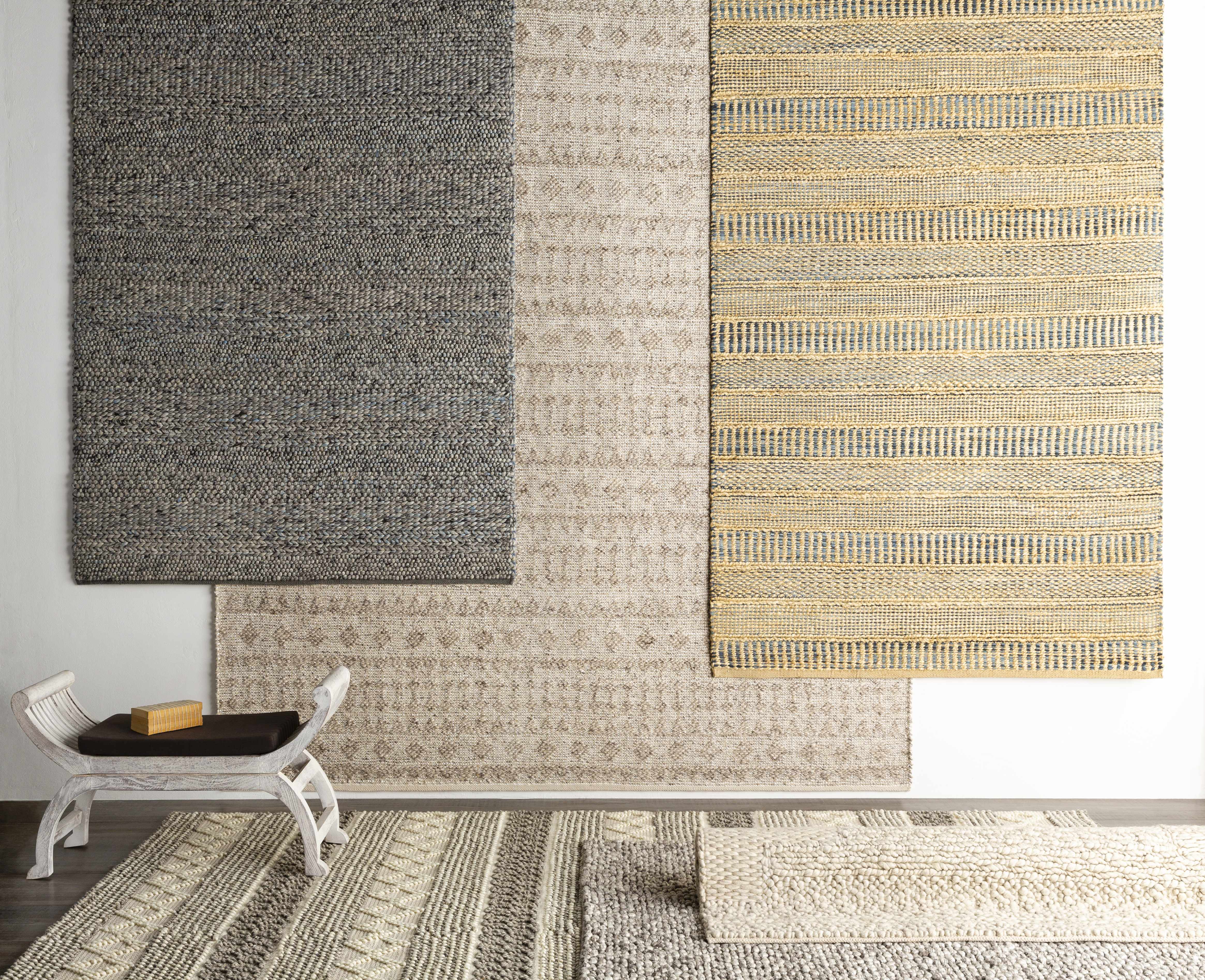 Whittington Gray&Cream Wool Rug - Clearance - Image 10