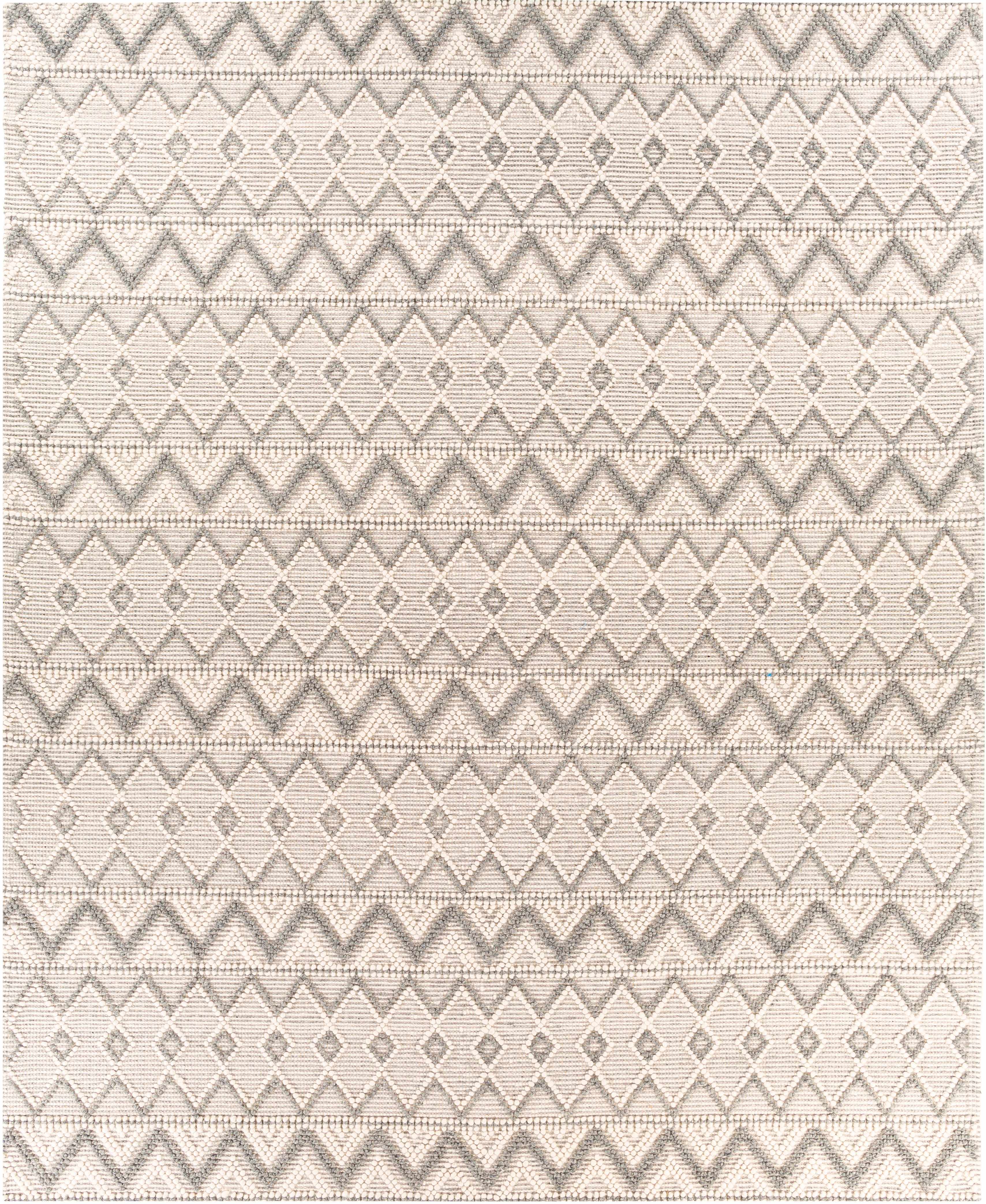 Whittington Gray&Cream Wool Rug - Clearance - Image 8