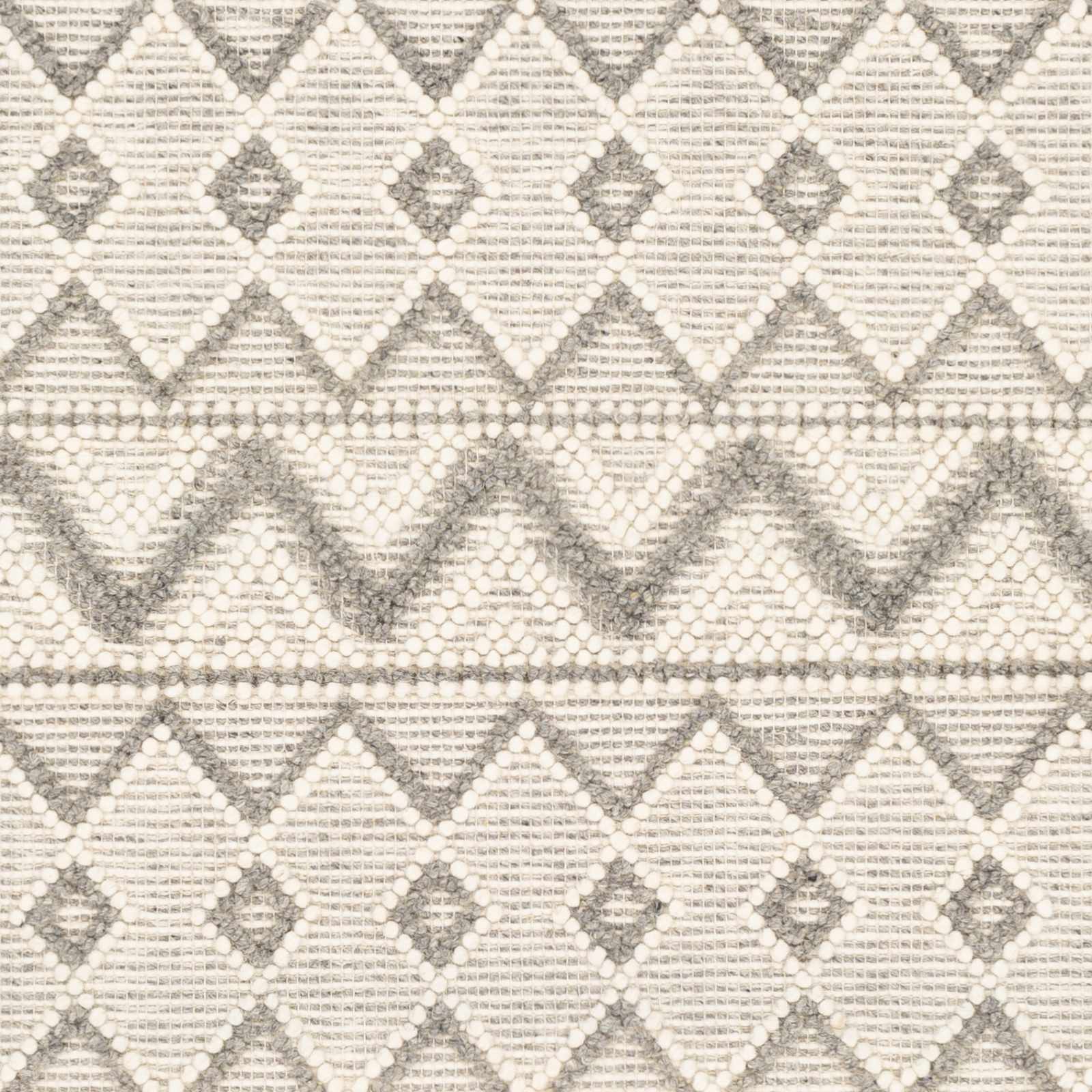 Whittington Gray&Cream Wool Rug - Clearance - Image 9