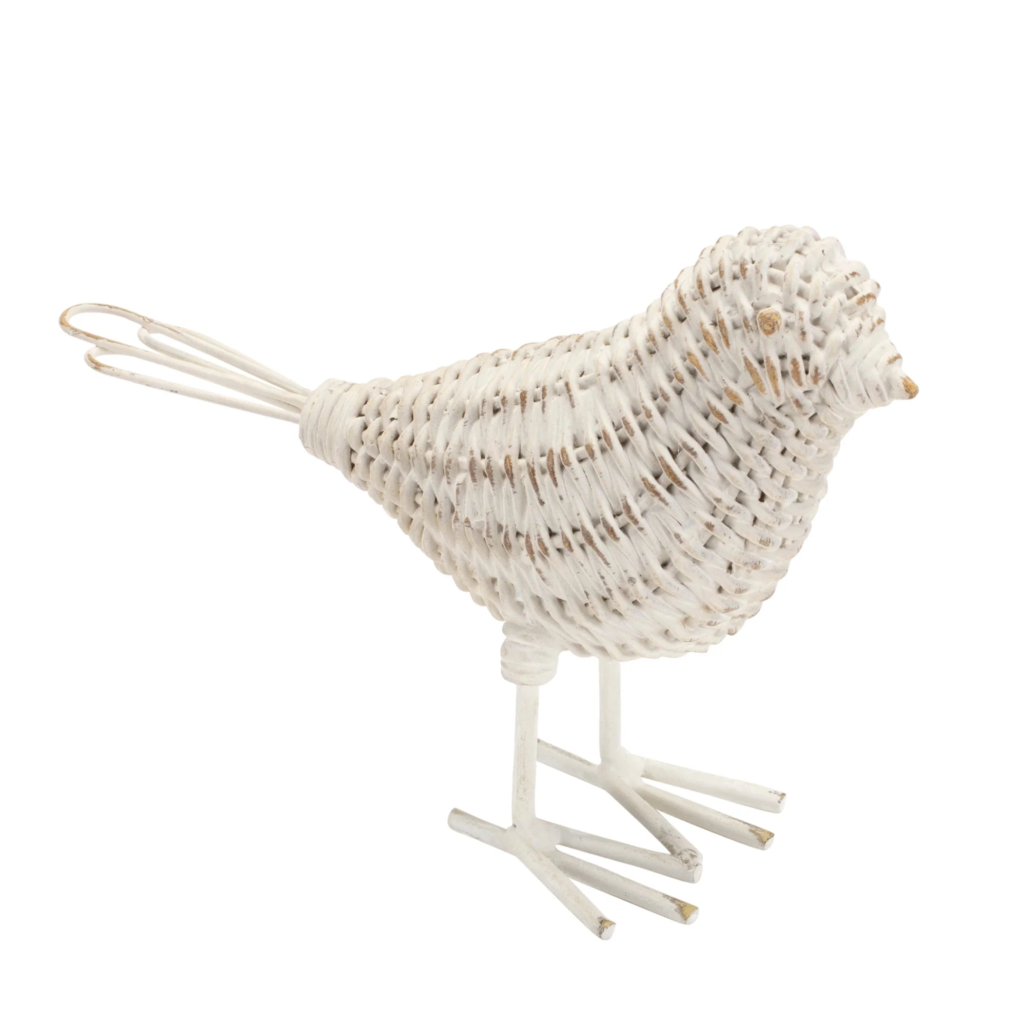 Wicker Design Bird Figurine Set of 4 - Image 2
