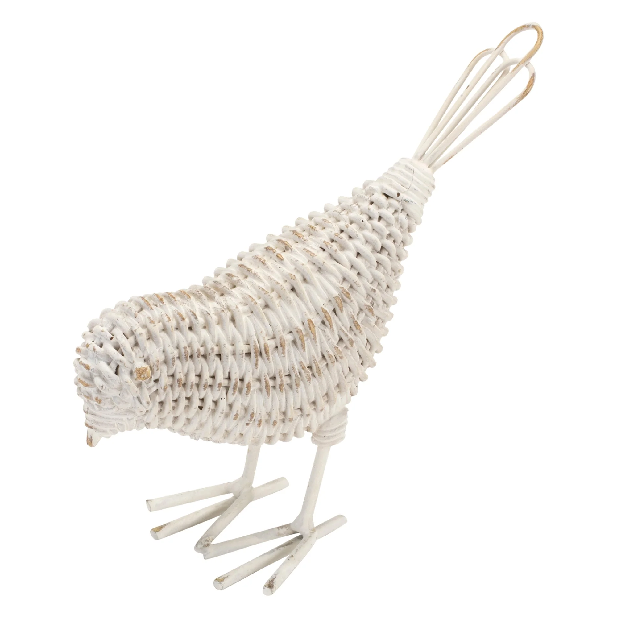 Wicker Design Bird Figurine Set of 4 - Image 3
