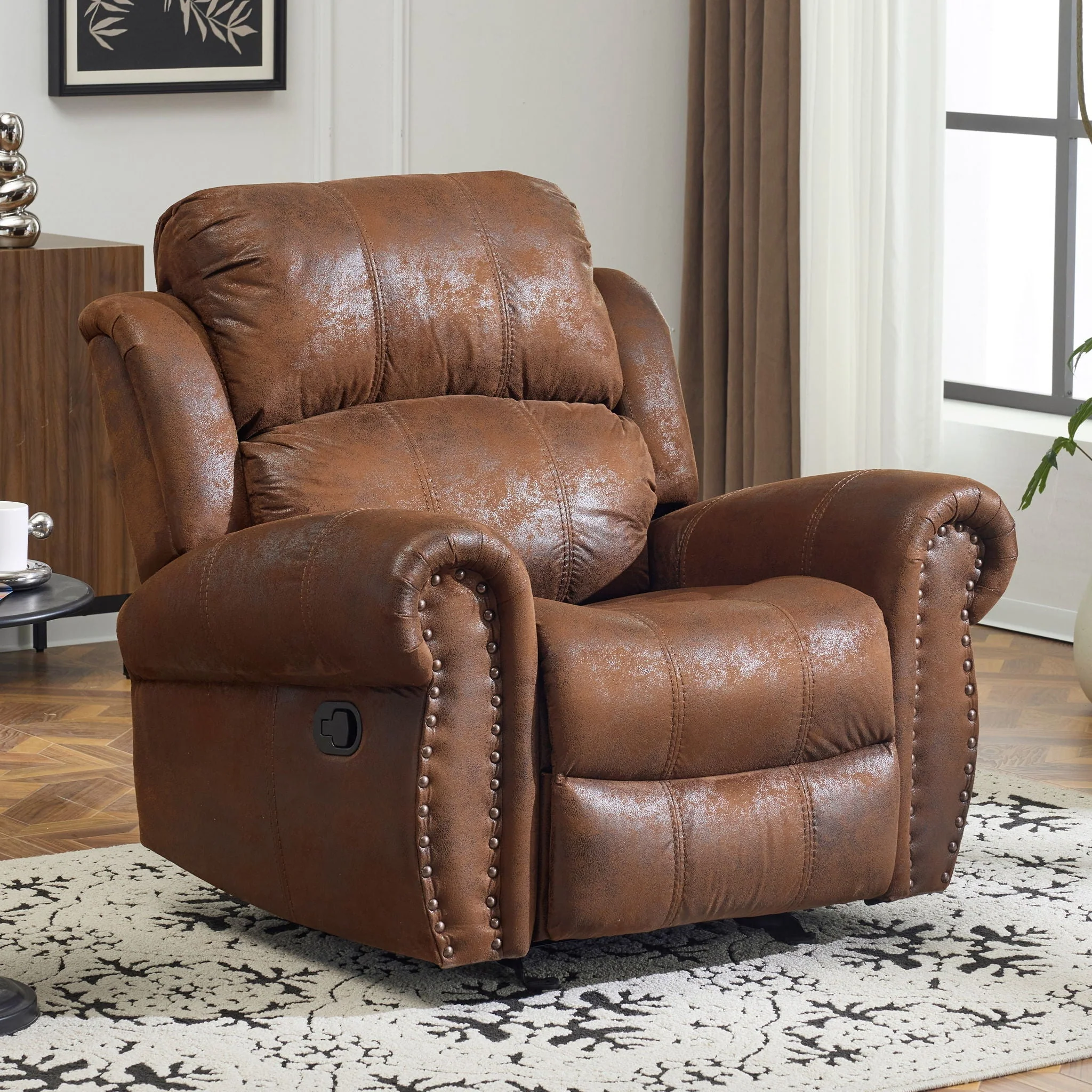 Wide Standard Manual Glider Recliner - Image 7