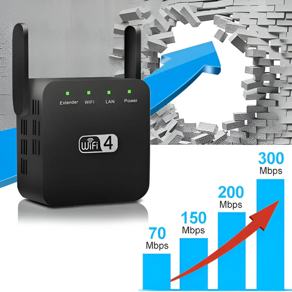 WiFi Extender 300Mbps 2.4GHz Range Booster with Ethernet Port - Image 11