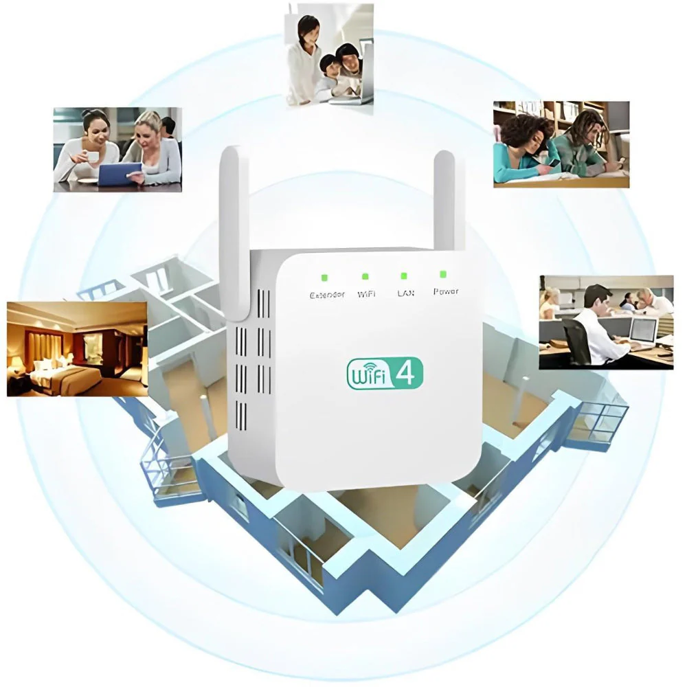 WiFi Extender 300Mbps 2.4GHz Range Booster with Ethernet Port - Image 12