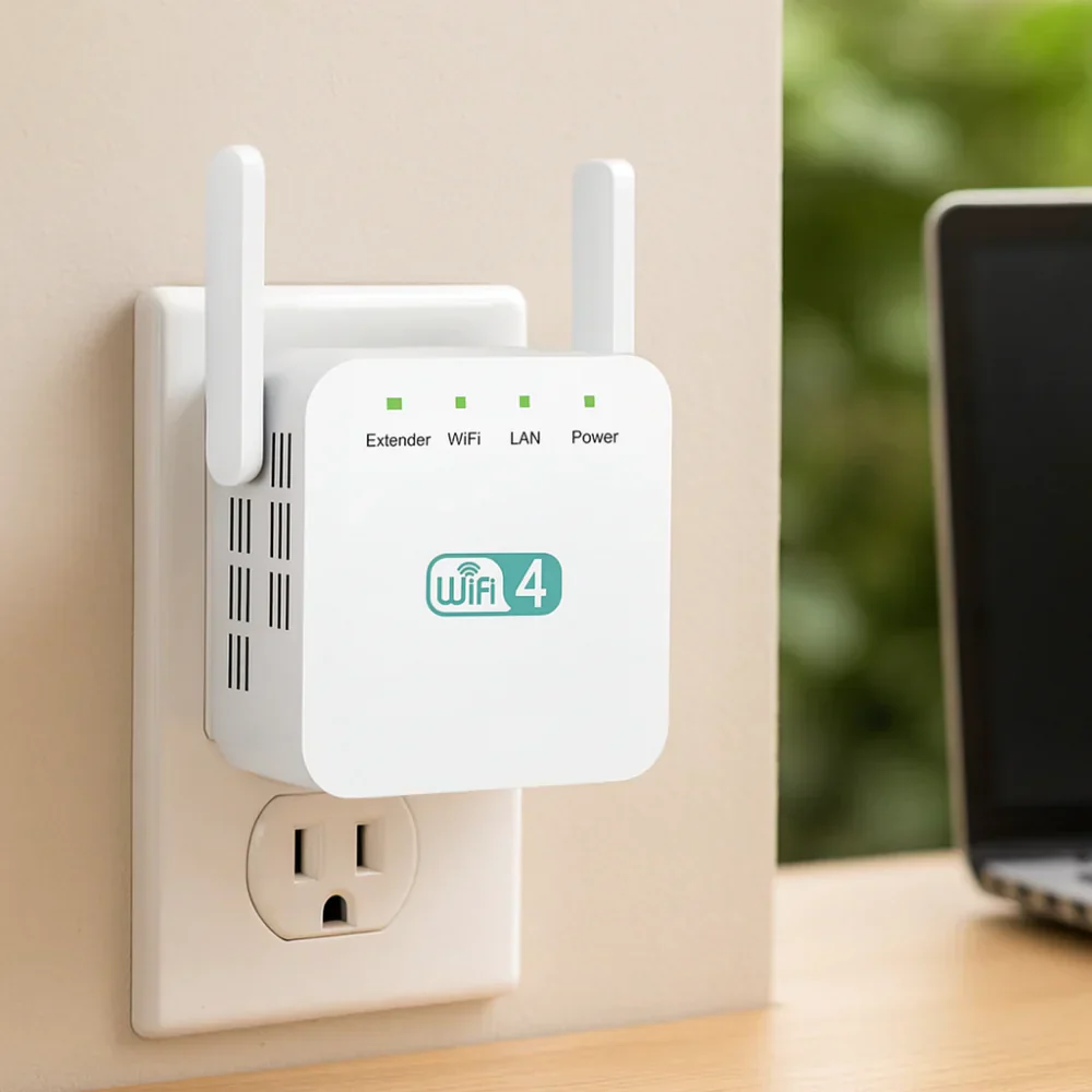 WiFi Extender 300Mbps 2.4GHz Range Booster with Ethernet Port - Image 4