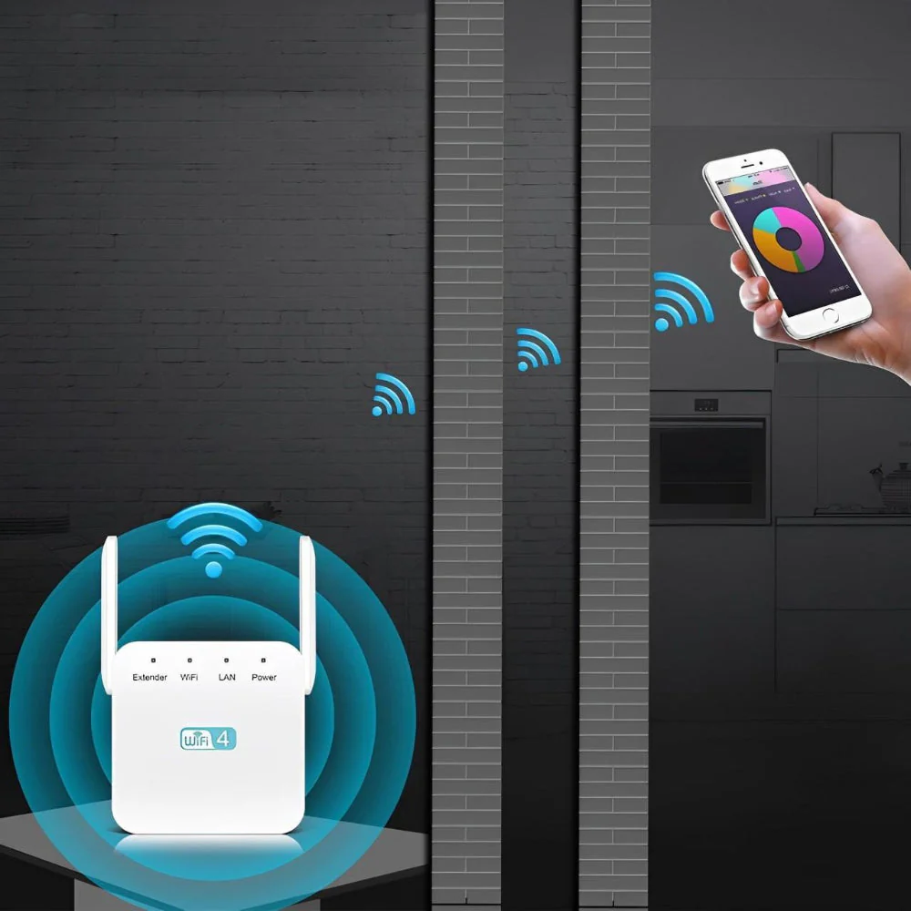 WiFi Extender 300Mbps 2.4GHz Range Booster with Ethernet Port - Image 7